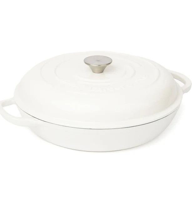 Enameled Cast Iron Braiser Round 3.6qt | Larder & Vine Bondi