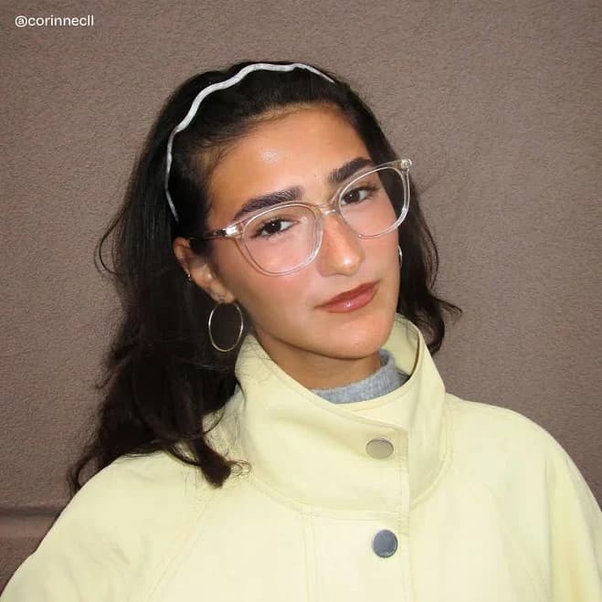 Zeelool Daisy Clear Round Eyeglass Frames