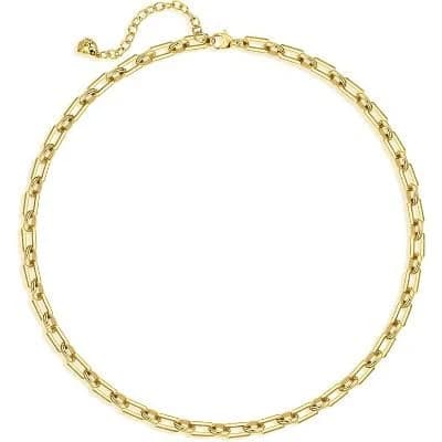 18K Gold Plated Dainty Chain Choker Necklace