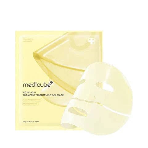 Lengbox MEDICUBE Kojic Acid Turmeric Brightening Gel Mask Glow-Boosting & Even Tone Korean Face Mask