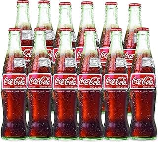 Premium Classic Bottled Soda Brands (12-Pack, Mexican Cane Sugar Coke)