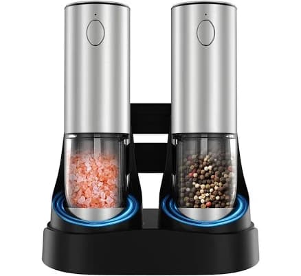 Electric Salt and Pepper Grinder Set