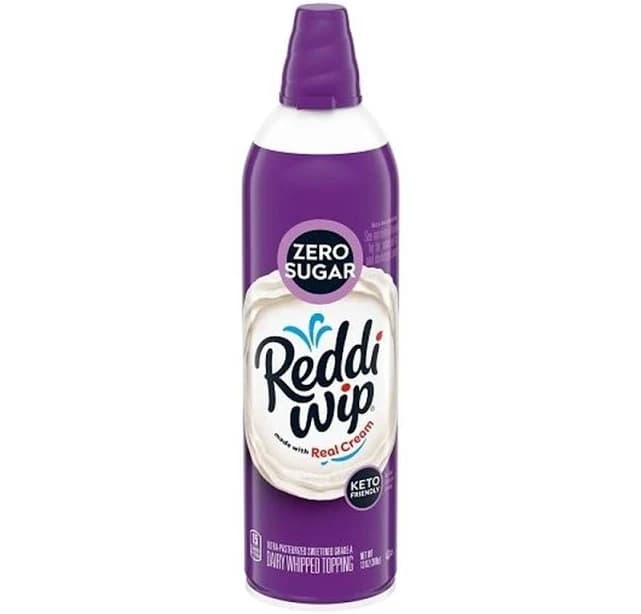 Reddi Whip Sugar Free Whipped Topping, 13 Ounce Aerosol Can -- 6 per case