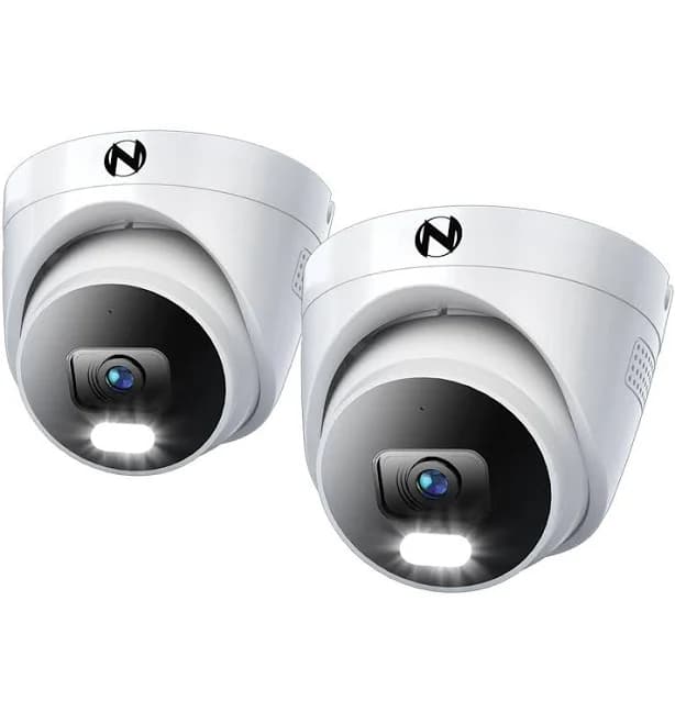 Night Owl Wired 4K Deterrence Dome Cameras (2-Pack)