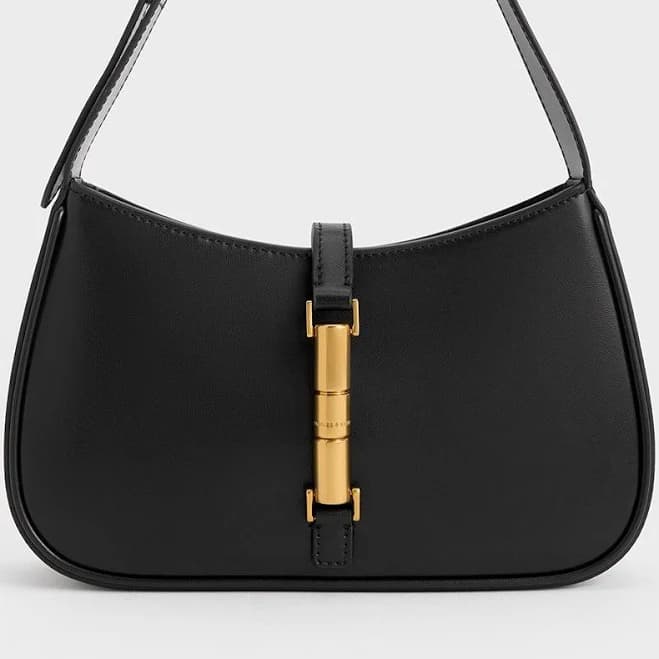 Charles & Keith Cesia Metallic Shoulder Bag