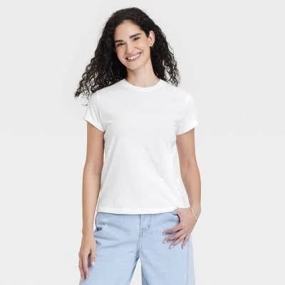 Women's Short Sleeve Crewneck T-Shirt Universal Thread