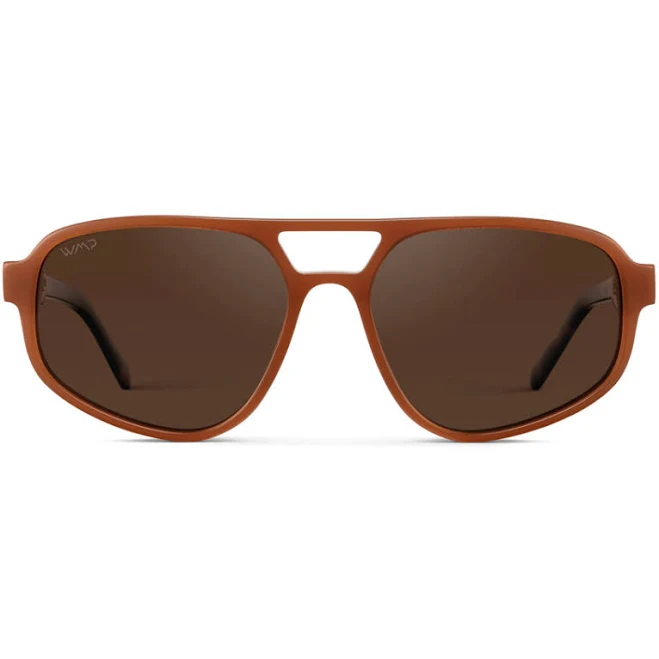 Brooklyn Women's Retro Double Bridge Polarized Aviator Sunglasses