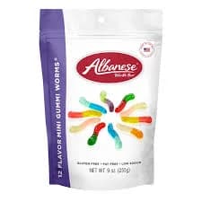 Gummi (1 bag) 3.5oz (12 Flavor Mini Gummi Worms)