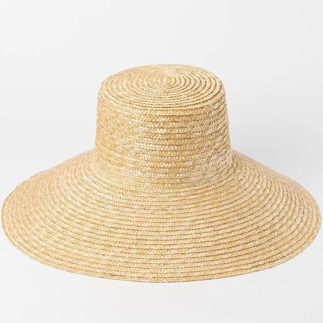 Women's Wide Brim Straw Sun Hat