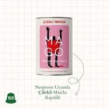 Strawberry Ceremonial Grade Matcha Nespresso Compatible Pods
