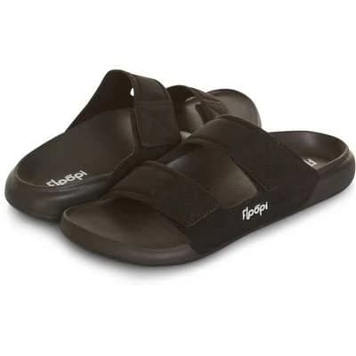 Floopi Men's Noah Adjustable Vegan Leather Slide Sandals