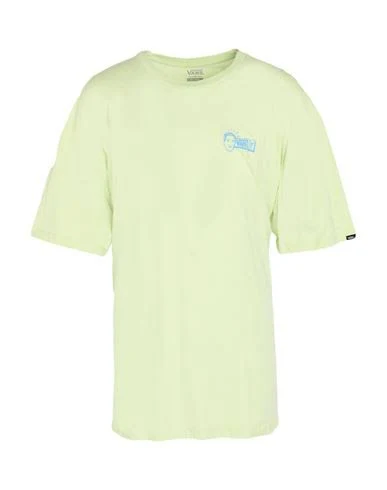 Vans Man T-shirt Light green Size XXL Cotton