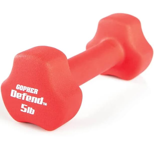 Defend Neoprene-Coated Dumbbells - 5 lb