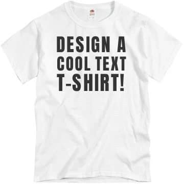 Personalized A Text T-Shirt