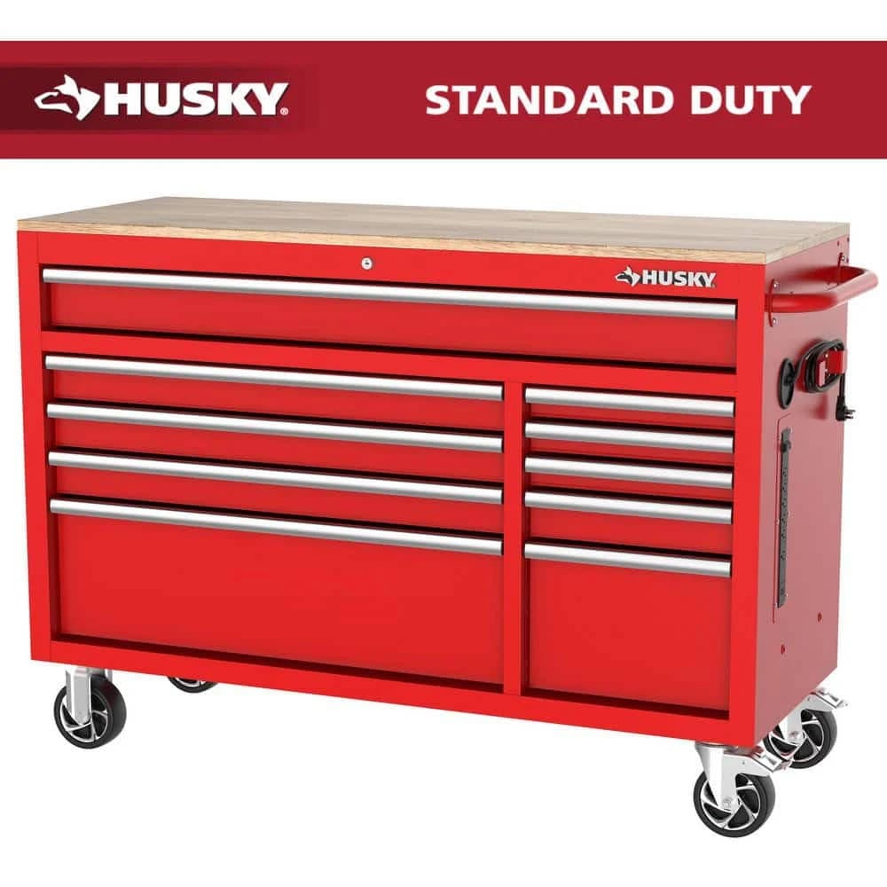 Husky Modular Tool Storage 52 Mobile Workbench Cabinet
