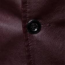 Amazon.com: Abrigo de vestir casual de cuero con solapa para hombre, chaqueta casual de negocios, Negro - : Ropa, Zapatos y Joyería