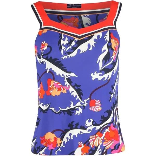 Emilio Pucci Sleeveless Printed Blouse