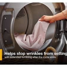 7.4 cu. ft. Vented Electric Dryer in Chrome Shadow