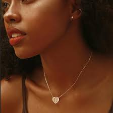 Amazon.com: Fettero F Initial Heart Necklace 18K Gold Plated Dainty Gold Plated Pave Cubic Zircon Letter Charm Pandent Necklace Personalized Tiny Handmade Minimalist Alphabet A To Z Jewelry : Clothing, Shoes &