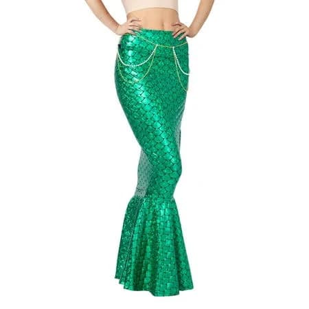 Syncfun Metallic Hologram Mermaid Costume