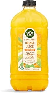 Whole Foods Market, Juice Cold Pressed Orange Organic, 64 Fl Oz