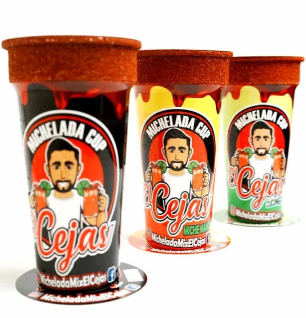 El Cejas Michelada Cups