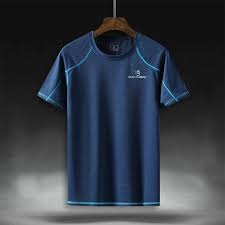 QUESHARK Men Quick Dry Short Sleeve Running T Shirt Breathable Tops T-shirts Fitness Gym Workout Ultrathin Ultralight Sports Tee - AliExpress 201768104
