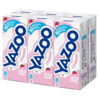 Yazoo Strawberry Milk Drink 6 x 200ml
