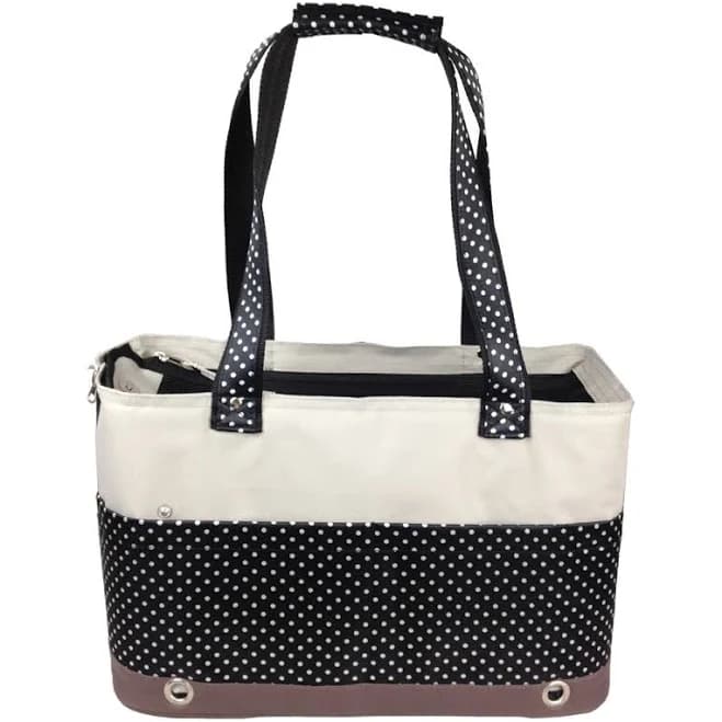 Pet Life Fashion Tote Spotted Pet Carrier