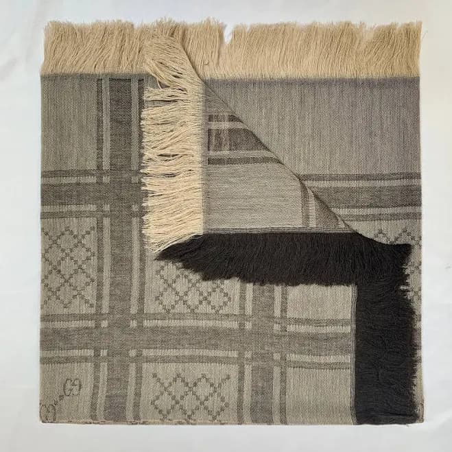 Gucci GG Guccissima Monogram Surviee Scarf in Brown
