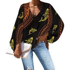 Hawaiian Tops Polynesian Tribal Designer Plus Size Ladies' Blouses & Tops Island Floral Long Sleeve Blouses Elegant Women Tops| Alibaba.com