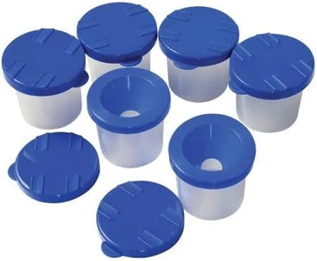 No-Spill Paint Cups with Lids