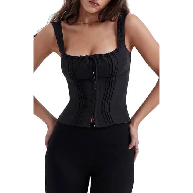 House of CB Chicca Square Neck Corset Top