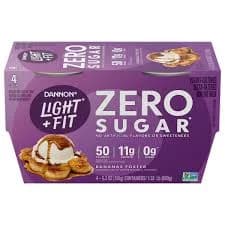 Dannon Light + Fit Greek Bananas Foster Fat Free Yogurt