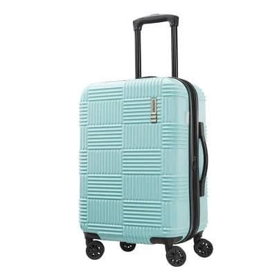 American Tourister Checkered Carry On Hardside Spinner Suitcase