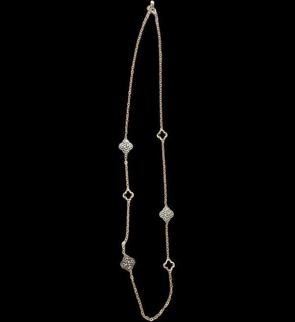 Silver Clover Necklace