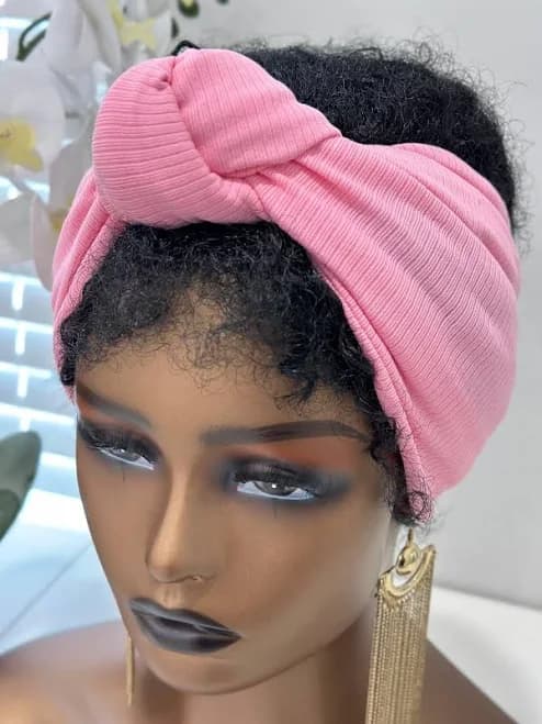 mudvii Ribbed Knotted Wide Headband
