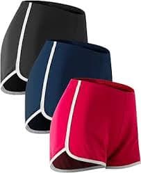 Amazon.com: CADMUS Pantalones cortos de verano para mujer, pantalones cortos sexys para voleibol de playa, Paquete de 3: Negro, azul marino, rojo, 01# : Ropa, Zapatos y Joyería