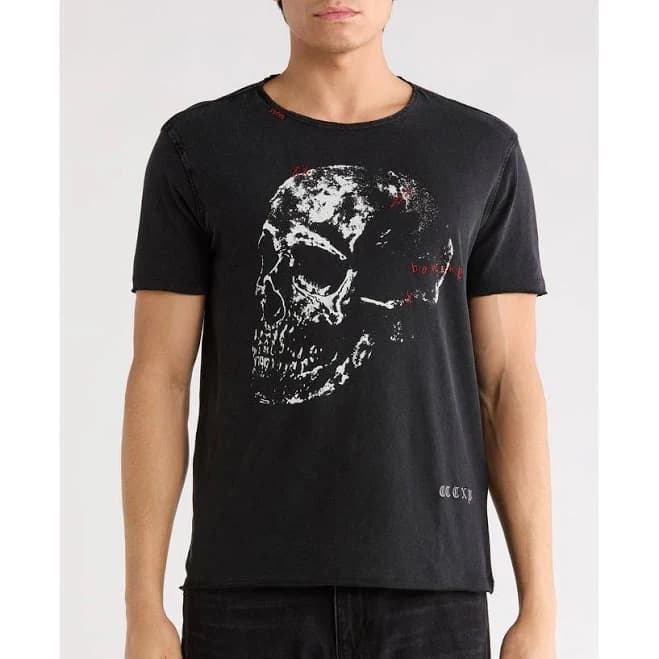 John Varvatos Men's Bowery Skull Graphic T-Shirt