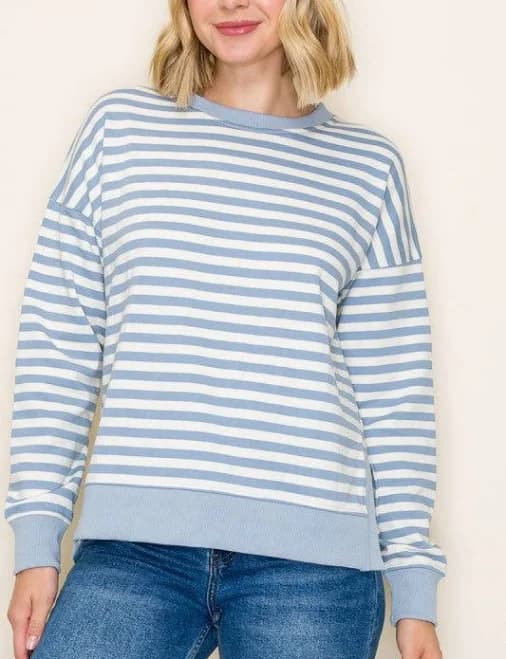 Sara Striped Sweatshirt
