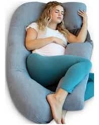 Pharmedoc Pregnancy Pillows U-Shaped Full Body Grey