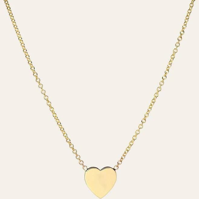 14K Gold Heart Necklace