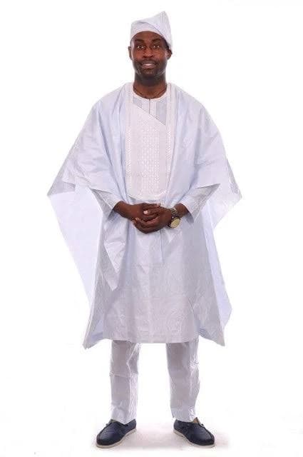 Contemporary Grand Boubou Agbada Set
