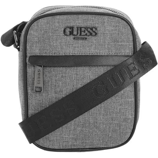 GUESS Men's Factory Faux-Leather Crossbody Bag
