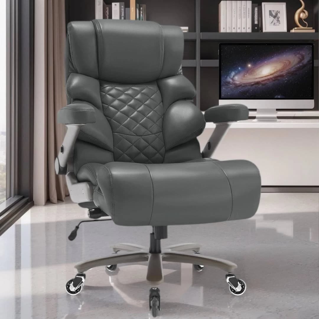 Big/Tall Ergonomic Office Chair Office Chair with Adjustable and Canora Grey