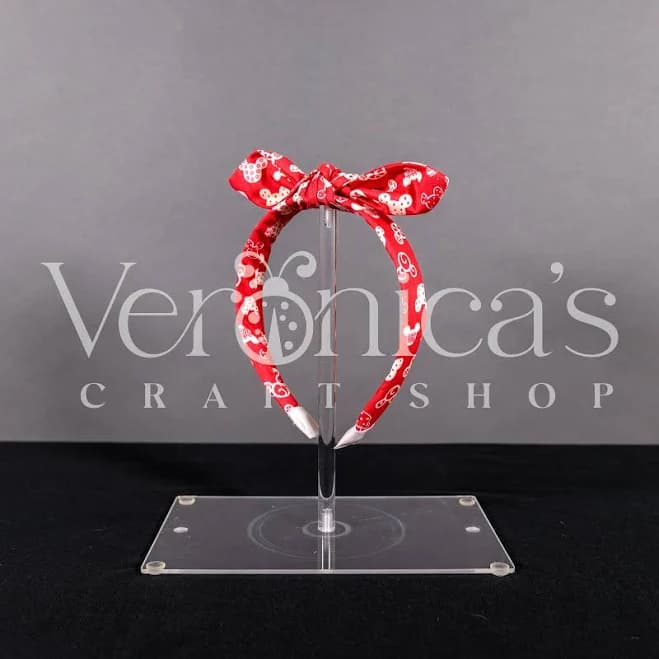 Mickey Head Hairband with Bow
