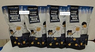 Trader Joe’s Crispy Crunchy Original Mochi Rice Nuggets 6.35oz 180g (Four Bags)