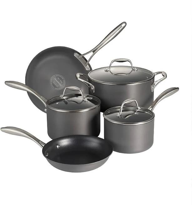 Tramontina Gourmet 8 Pc Hard Anodized Aluminum Cookware Set