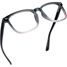 Reading Glasses with Flexible Spring Hinge, Blue Light Blocking Glasses for Women and Men, Anti eyestrain (Black, No Magnification) - Walmart.com