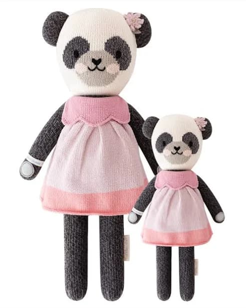 cuddle + kind, Polly the Panda, 20" Stuffed Animal for Kids